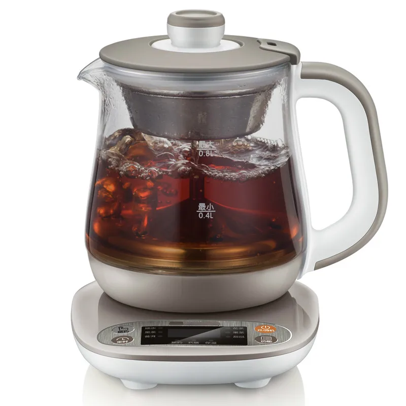 Full automatic and thickened glass steamed tea pot, pot/electric kettle