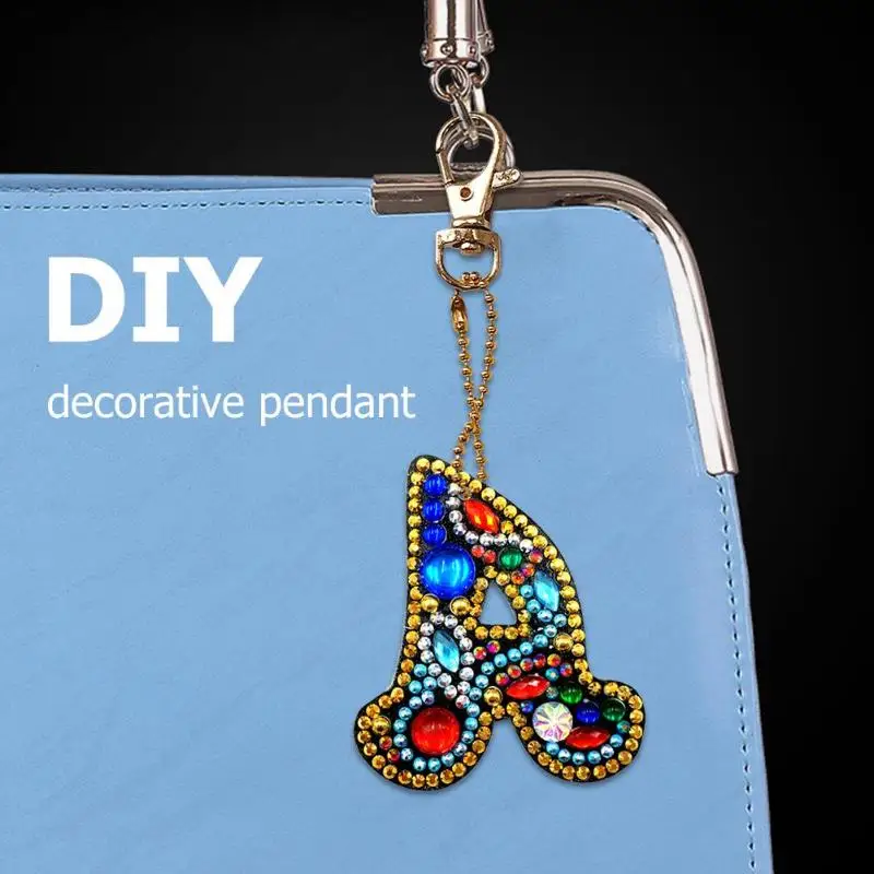 5 шт./компл. DIY Happy Full Drill специальная форма алмазная живопись брелок подарок для