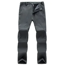 Для мужчин/Для женщин Открытый Туризм Лыжный Спорт водоотталкивающего полиэстера Походные кальсоны Альпинизм быстросохнущая теплые флисовые брюки