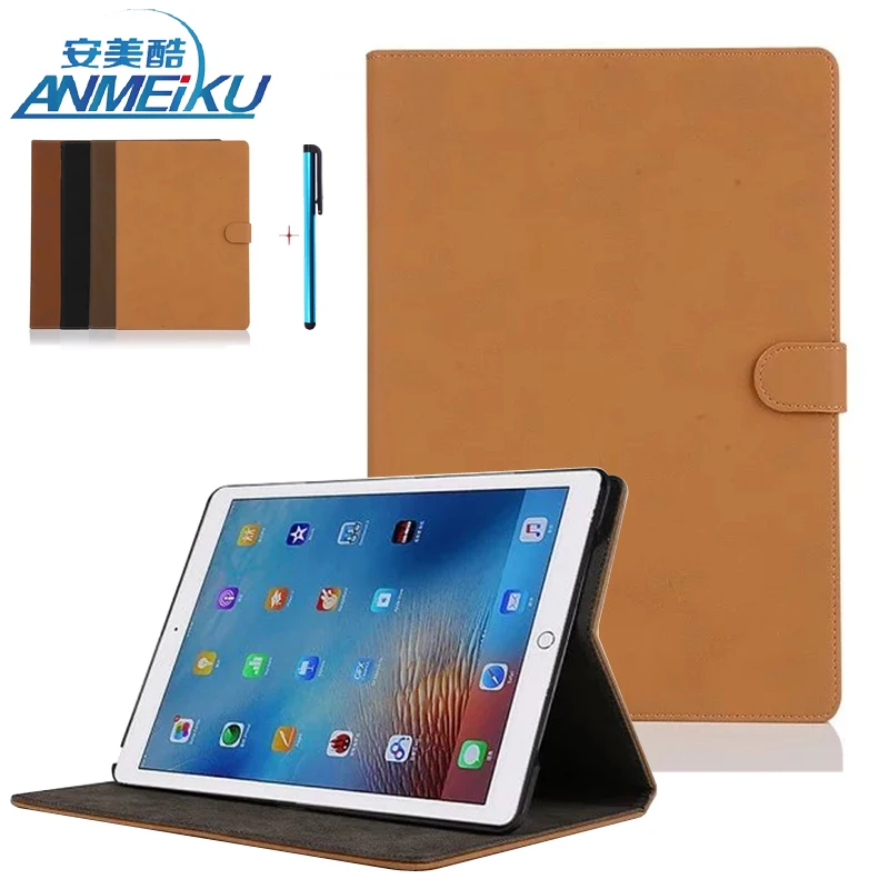 

Leather Cover For iPad Pro 9.7 Case Luxury PU Wallet Flip Stand Ultra Thin Smart WakeUp Protector Flim For iPad Pro Case 97inch