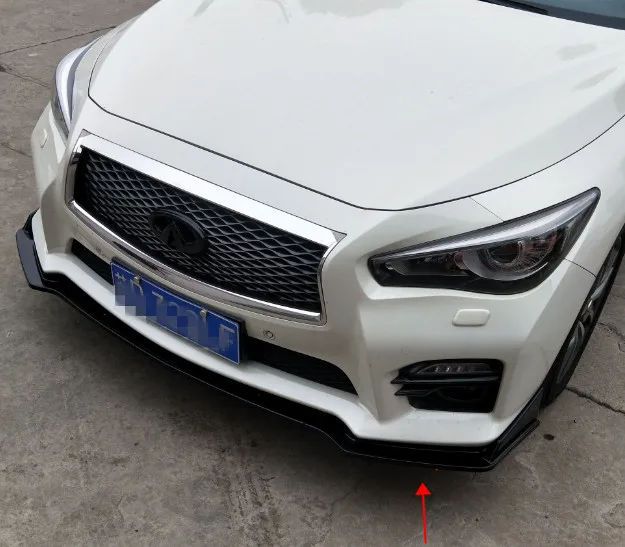 Для Infiniti Q50 Q50S 2014 2015 2016 передний спойлер бампер PP материал задний|Спойлеры и