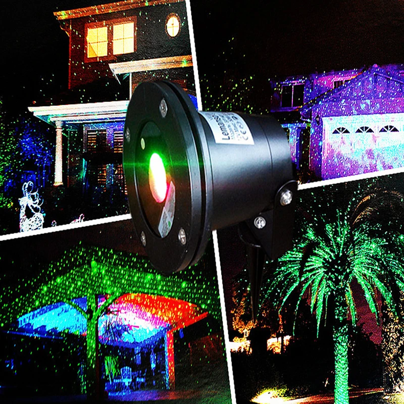 Christmas Waterproof laser Landscape light for outdoor.Sky star Green