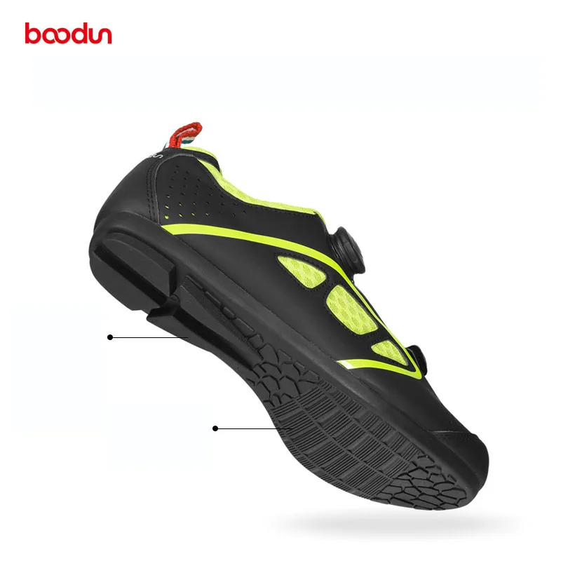 Boodun profesional transpirable no bloqueo bicicleta de montaña bicicleta de carretera ciclismo hombres zapatos atléticos zapatillas ciclismo mtb