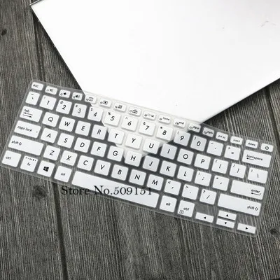 Для ASUS VivoBook S13 S330UN s330 s330ua S330U Адольфович S 13 13,3 дюйма силиконовая для ноутбука чехол для клавиатуры ноутбука направляющее покрытие протектор - Цвет: White