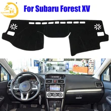 Easysee крышка приборной панели панель dashmat тире коврик козырек от солнца приборная панель ковровые покрытия для Субару Forester XV защита от пыли