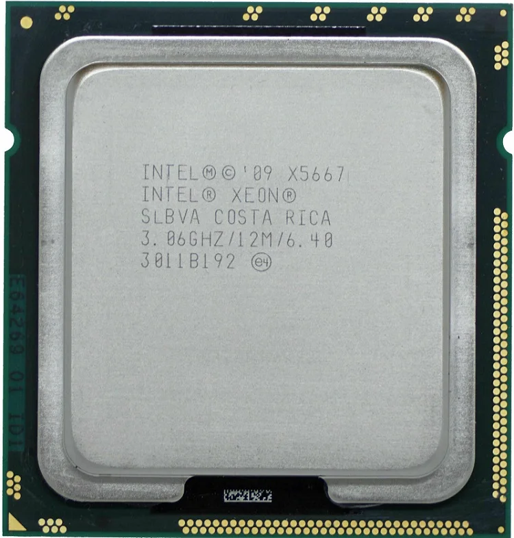 

Intel Xeon X5667 SLBVA Quad Core CPU Processor LGA1366 3.06Ghz 12M QPI 6.4GT/s cpu