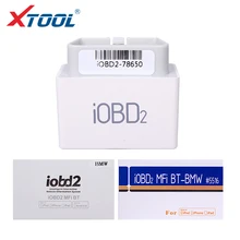 2017 Original XTOOL iOBD2 Bluetooth adapter For BMW Andriod IOS OBDII/EOBDII BT Code Reader by Bluetooth Free Shipping