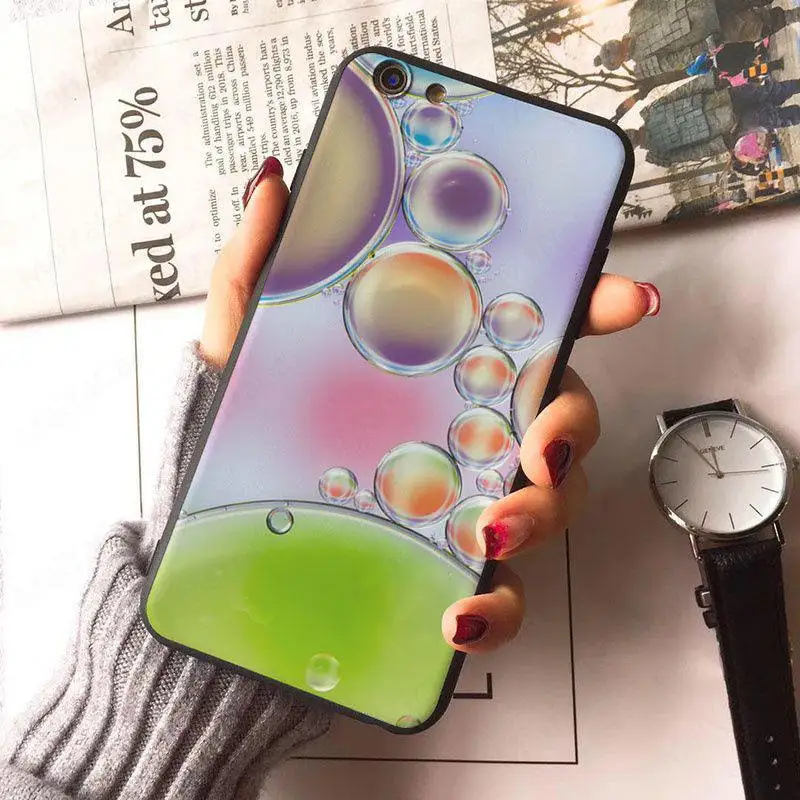 MaiYaCa Color Oil Pattern Skin Hot Printed Cool Phone Accessories For iphone 8 8plus and 7 7plus 6s 6 6plus 5s Cellphones