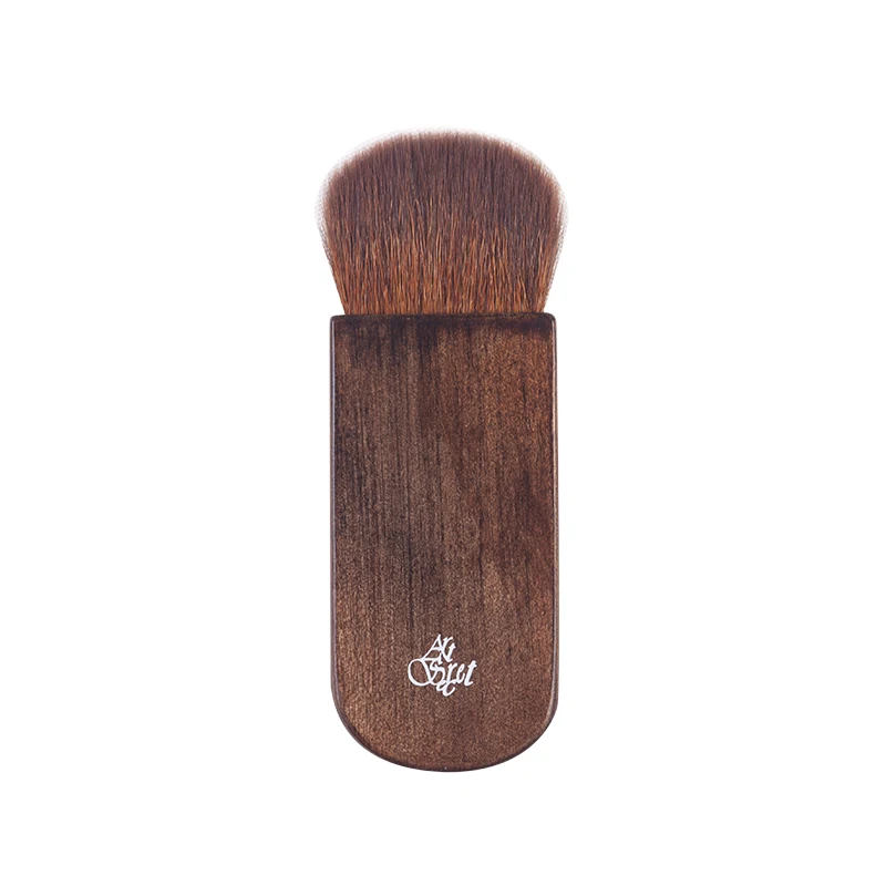 

High Quality Cheek Contouring Powder Blush Brush Luxury Professional Makeup Brush Cosmetic Tool Goat Hair Handmade Wood Handle