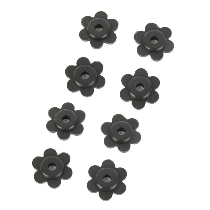 4 or 8 pcs Banners Accessories Garden Flag Stoppers Rubber Stops Clear