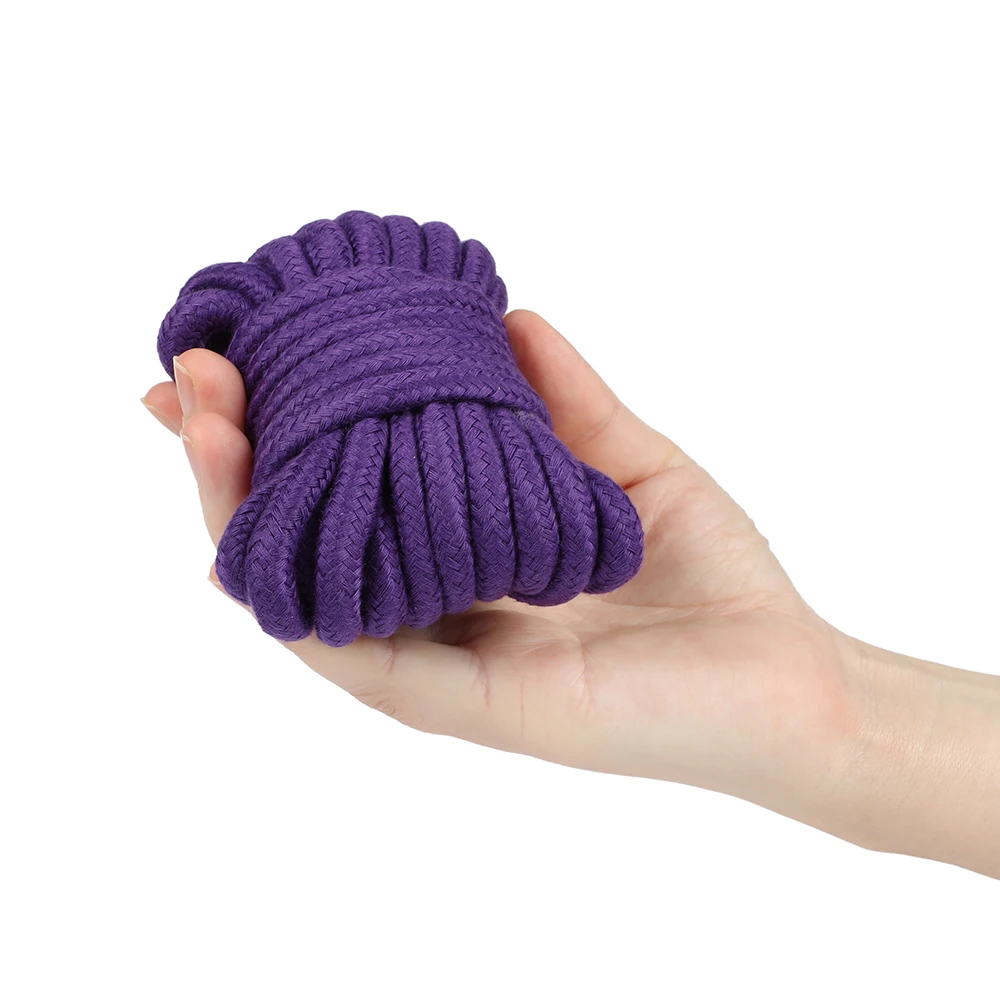 Corda 5/10M Bondage Lunga Spessa Cotone Bdsm Corpo Legato Corde SM Schiavo Gioco Prodotti di Contenimento Giocattoli Sessuali per Adulti s_voghion.com