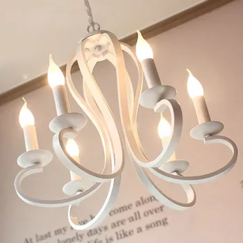 

2018 Korean Style Art Wrought Iron Dining Room Pendant Light Nordic Rural Light Fixture For Studio Cafe Study Free Shipping
