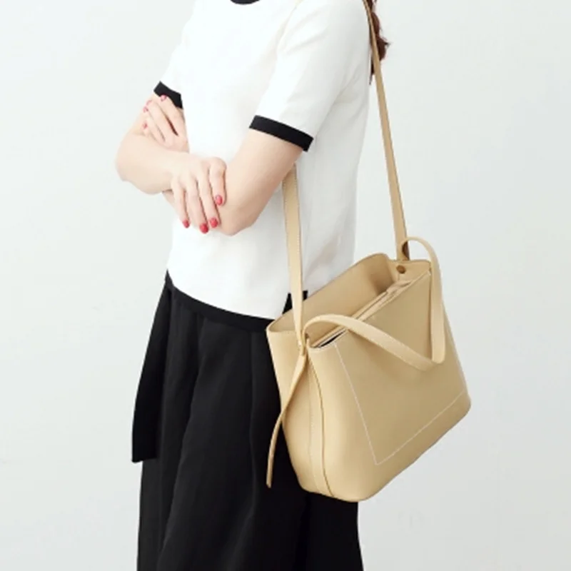 Nero Più Di Bolish Sacchetto Il Ricamo Elaborazione Bag Dell'unità Femminile Messaggero Della Delle Spalla Shopping Casual cachi Modo Donne Grande Del Cuoio Borsa qqEanrR1
