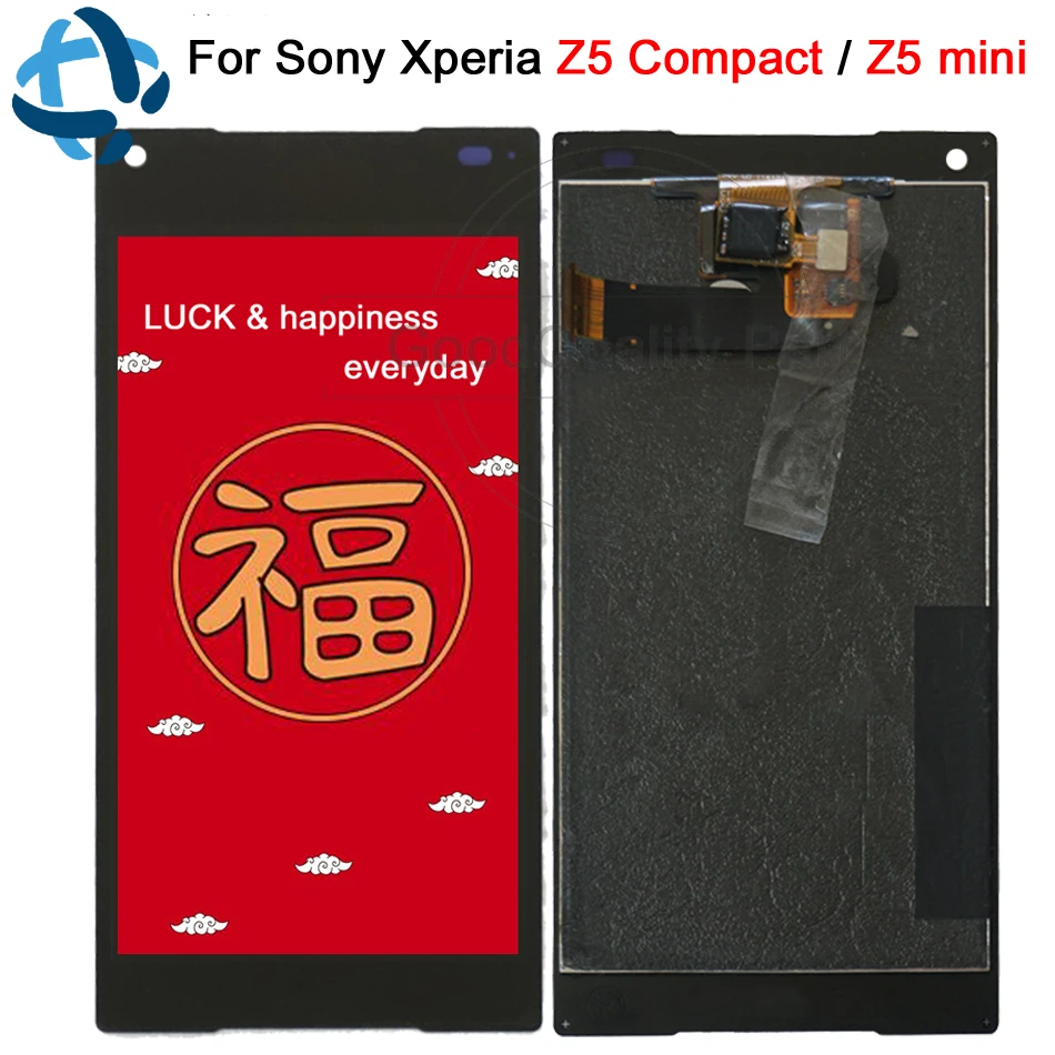 

1280*720 For SONY Xperia Z5 Compact LCD Display With Frame Touch Screen Digitizer Assembly E5803 E5823 For 4.6" SONY Z5 Mini LCD