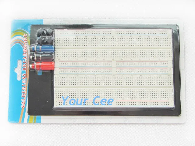 

Solderless Breadboard Protoboard Circuit beta ZY-204 MB-102 Combination Plates Tie-Point 1660