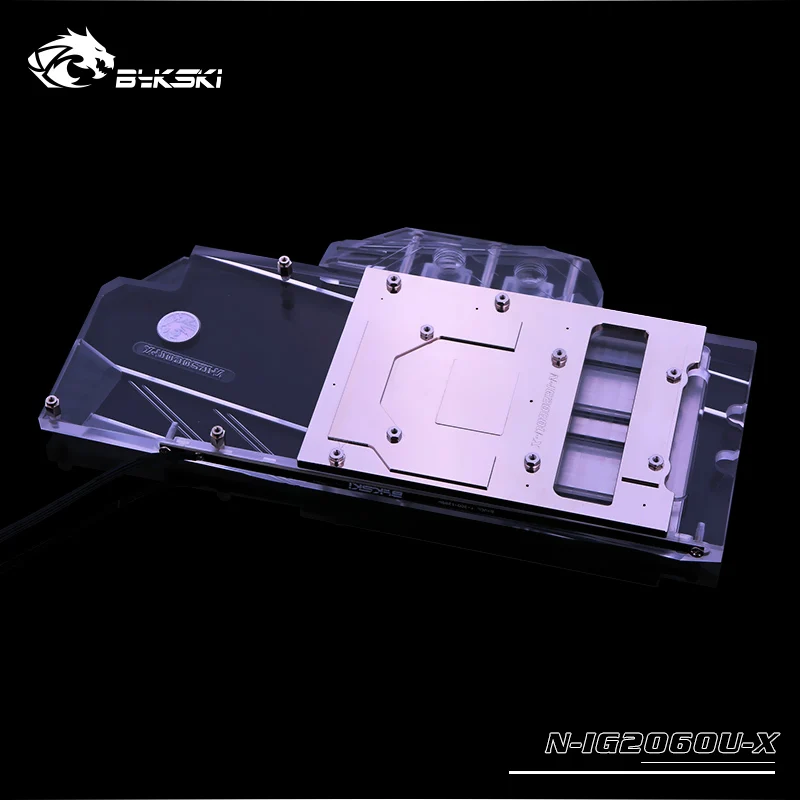 Bykski N-IG2060U-X Full Cover GPU Water Block For Colorful iGame RTX 2060 Ultra Graphics Card Cooler Water Cooling