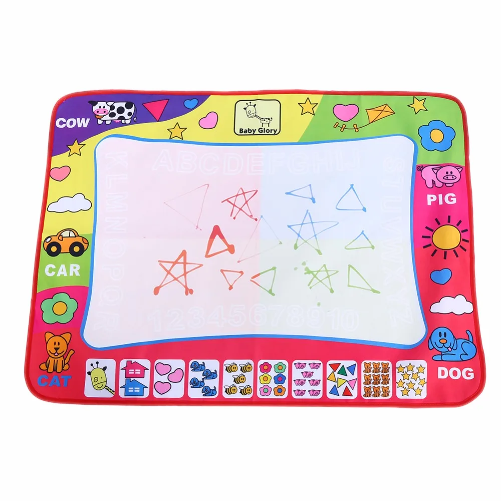 Детский планшет для рисования, коврик для рисования, акварель, рисование, коврик для письма, Детский развивающий Doodle Board, детская игрушка с ручкой