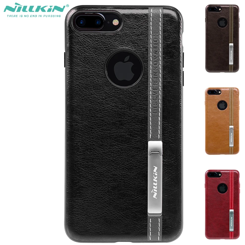

For Iphone 7 Plus Leather Stand Case Nillkin Phenom Light Back Case For Iphone7 Plus Bracket Cover