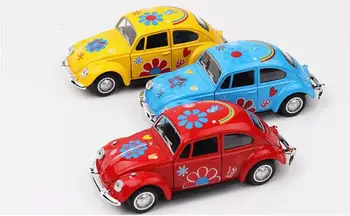

1/36 Volkswagen Beetle 1967 Classic Car with Pull Back Collection Hobbies Model Toy Kids Gift Free Shipping