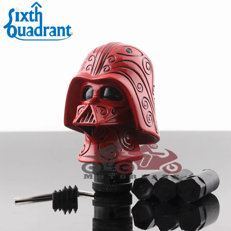 

Red Star Wars Head Style Universal Gear Stick Shift Lever Knob Shifter fits for Car Truck Jeep etc. Personalized Custom