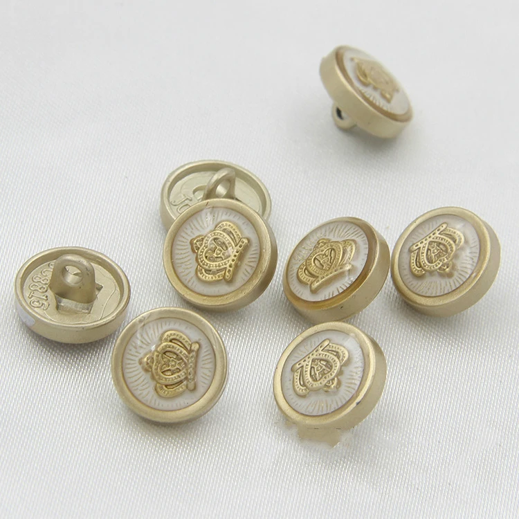 2016-Top-Fashion-20pcs-11mm-Buttons-Gold-Crown-Oil-Wholesale-Metal-Pattern-High-Foot-Shirt-Button (1)