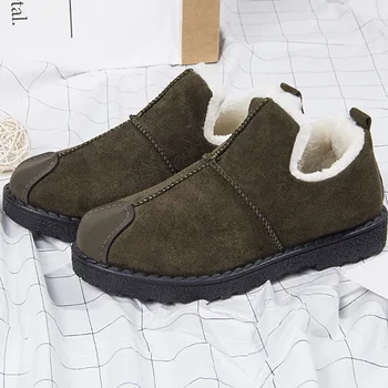 

EU36-40 Red Green Black Old Beijing Casual Shoes Warm Student Winter Shoes Women