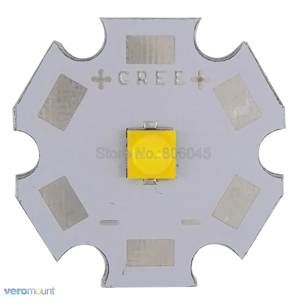 Светодиодный излучатель высокой мощности Cree XTE XT E 5W лампа с теплым белым холодным