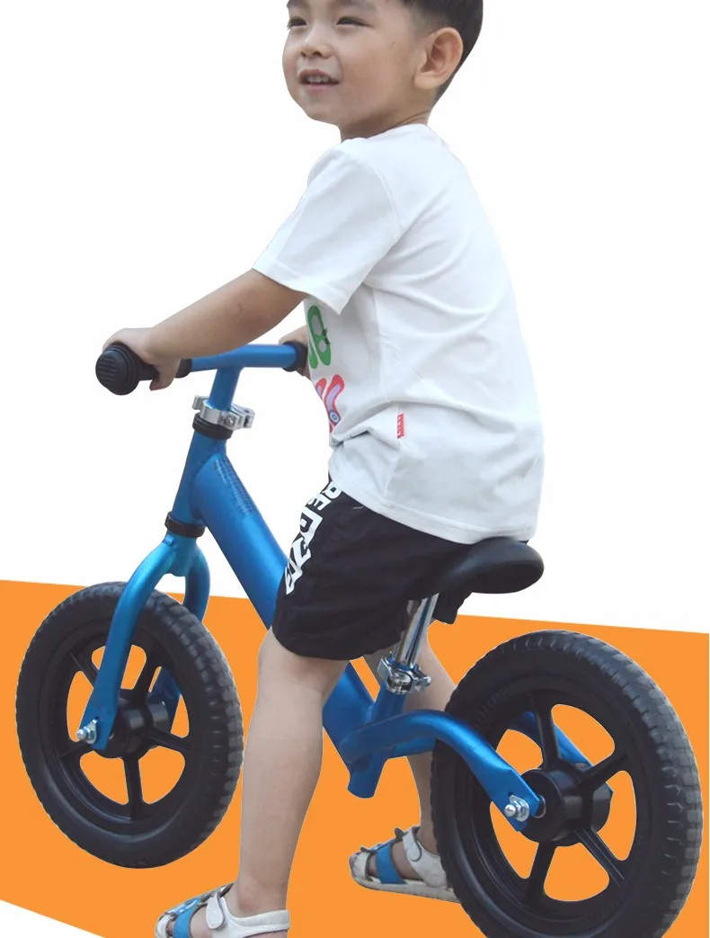Perfect New 12 Inch Balance Bike Red Blue Silvery Kid Bicycle High Quality 1