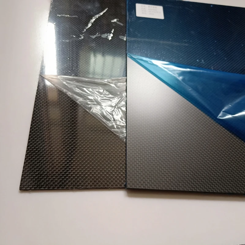 

TYQ 1ps 400 x500mm 3K plain Glossy thickness Real Carbon Fiber Plate Panel Sheets High Composite Hardness Material RC