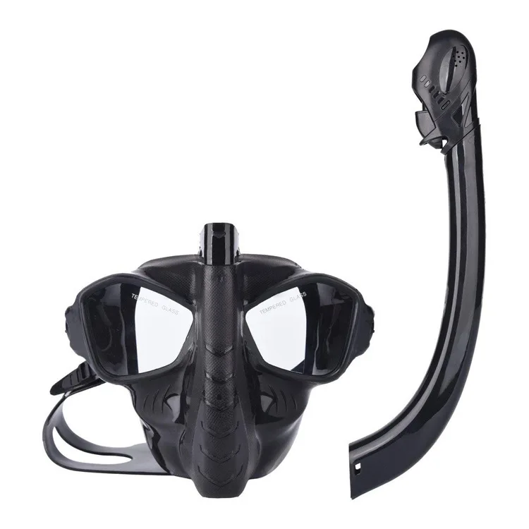 كامل الوجه قناع الغطس الغوص غص Spearfishing الغوص Mergulho المعدات تحت الماء مكافحة الضباب الغوص للسباحة 3 ألوان