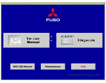 

MUT III (Fuso version) 1.11 (diagnostic system) for Mitsubishi