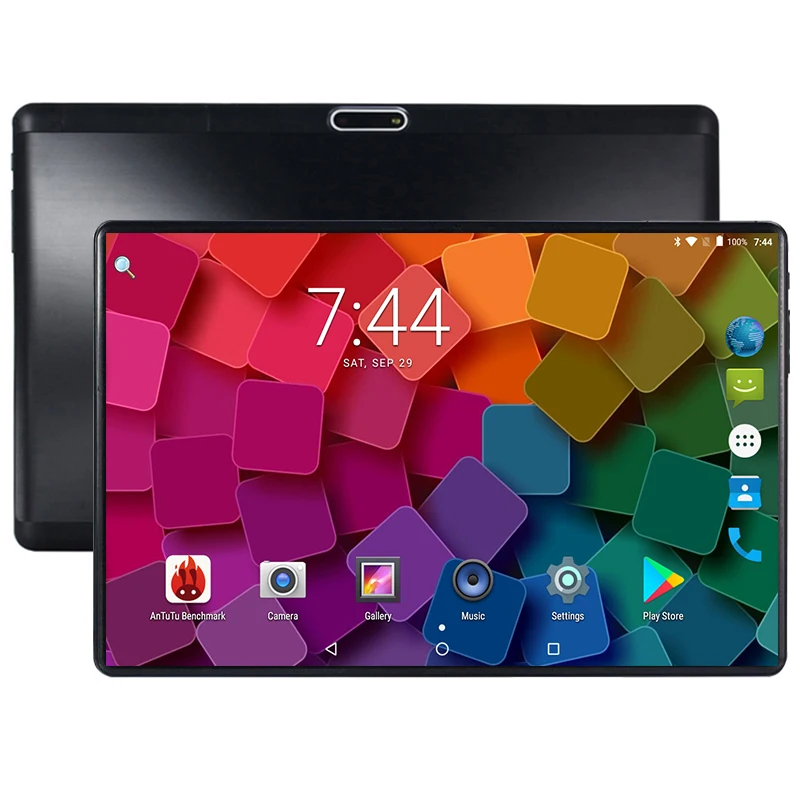 10 Inch Android 8.0 Tablet Octa Core 2.5D 1280x800 IPS Touch Screen 4GB RAM 64GB ROM Bluetooth Dual SIM Cards GPS Tablets 10