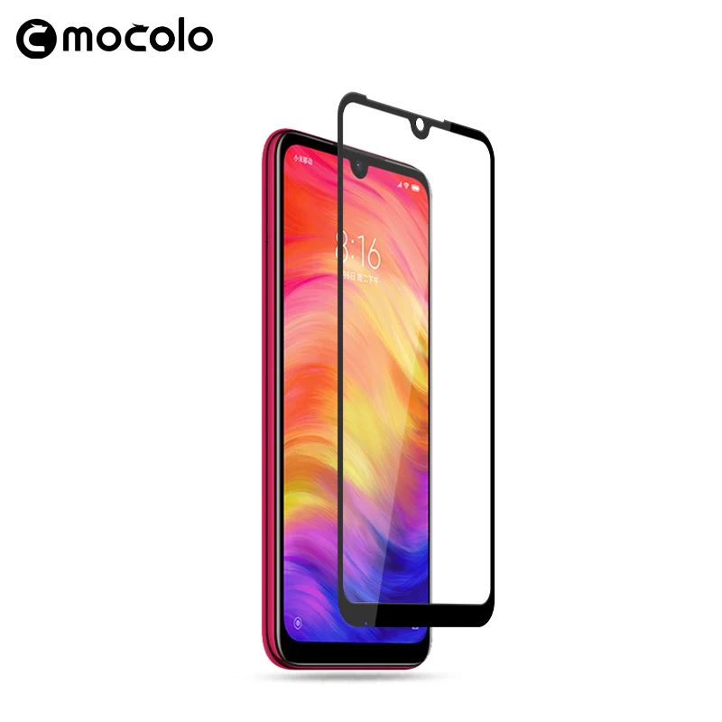 Для Xiaomi Redmi Note 7 защитная пленка для экрана Mocolo полностью проклеенная 9H Redmi Note 7 S для Redmi Note 7 Pro закаленное защитное стекло для экрана