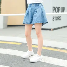 Г., лидер продаж, летние модные красивые короткие джинсы для детей 3, 4, 6, 8, 10, 12 лет, штаны джинсовые шорты для маленьких девочек