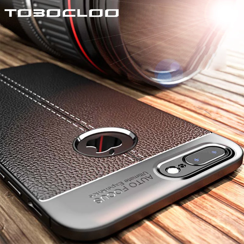 Tobocloo для iPhone 5 5S SE 6 6s 7 8 Plus X Роскошные противоударный матовая крышка случаях