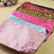 200 шт., Леопардовый/Зебра/полоса/точка/сплошной цвет, опционально, складной женский контейнер для косметики, сумка для ручного чехла