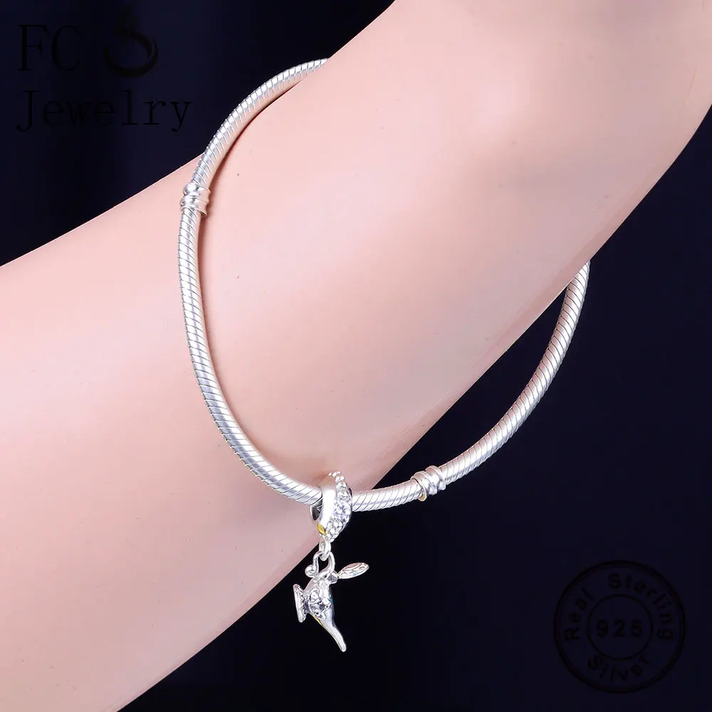 FC Jewelry Fit Original Pandora Charm Bracelet Pulsera925 Sterling Silver Vintage Magic Aladdin Lamp Bead Pendant Berloque 2019 FC Jewelry Fit Original Pandora Charm Bracelet Pulsera925 Sterling Silver Vintage Magic Aladdin Lamp Bead Pendant Berloque 2019