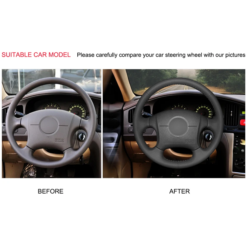 Искусственная кожа черный цвет для Hyundai Elantra 2004 2005 2006 2007 2008 2009 2010 2011 старый