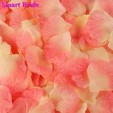 Розовые лепестки роз цвета шампанского, свадебные, фиолетовые, белые, розовые, свадебные, искусственные цветы, романтические, поддельные, Petales De Fleurs, 1000 шт