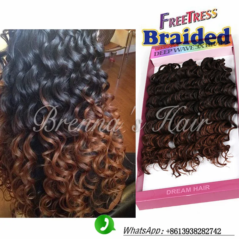 Synthetic Crochet Braids Hair Wand Curl Hair 10inch Freetress