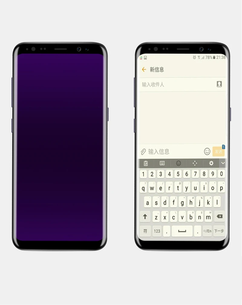 Suntaiho 3D закаленное стекло для samsung Galaxy S8 S9 Plus, анти-синий светильник, стеклянная пленка для Galaxy Note 8, s6, s7edge, защита экрана