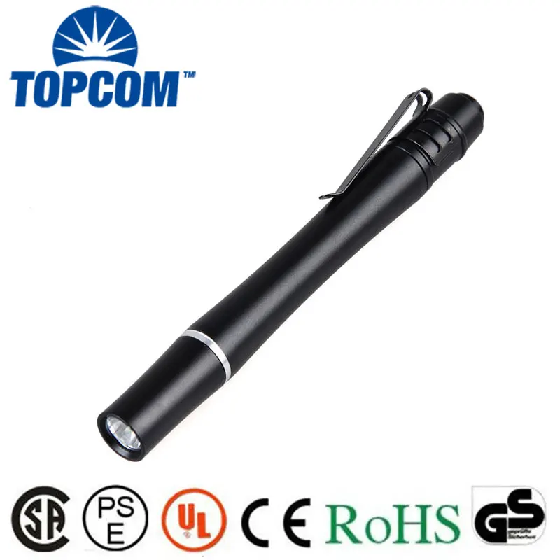 

TopCom 1W 100LM Mini Portable LED Penlight Small LED Pocket Pen Flashlight Nurse Doctor Torch