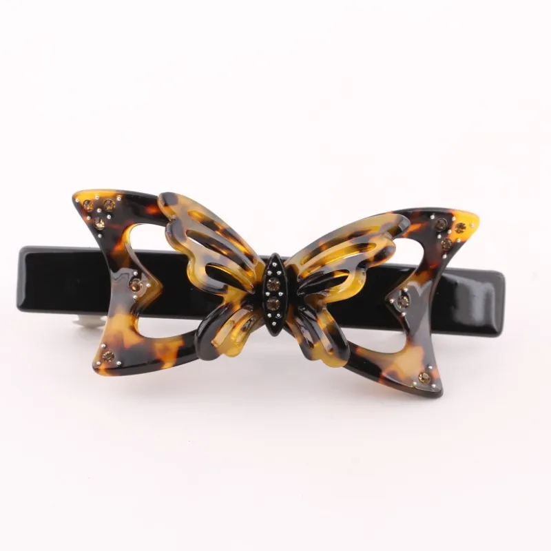 Buy New Butterfly Leopard Vintage Hair Barrette Hollow