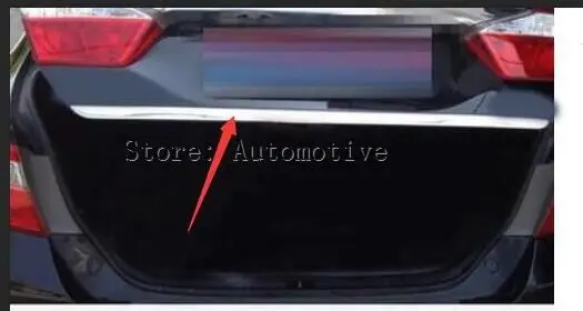 

For 2012 2013 2014 2015 for Toyota Camry High quality stainless steel Rear trunk lid cover Sill