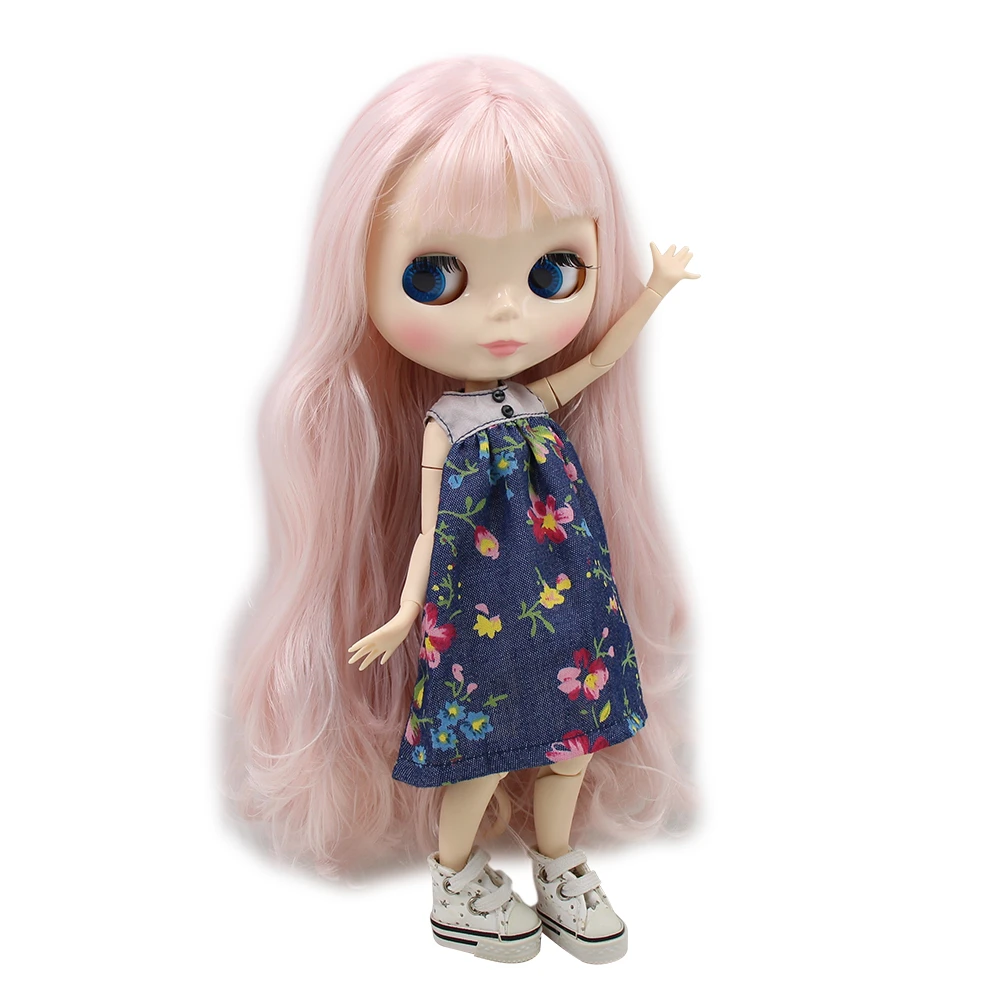 氷dbsブライス人形マカロンピンク髪共同体白スキン1 6 Bjd 30センチメートル関節人形 Dolls Aliexpress