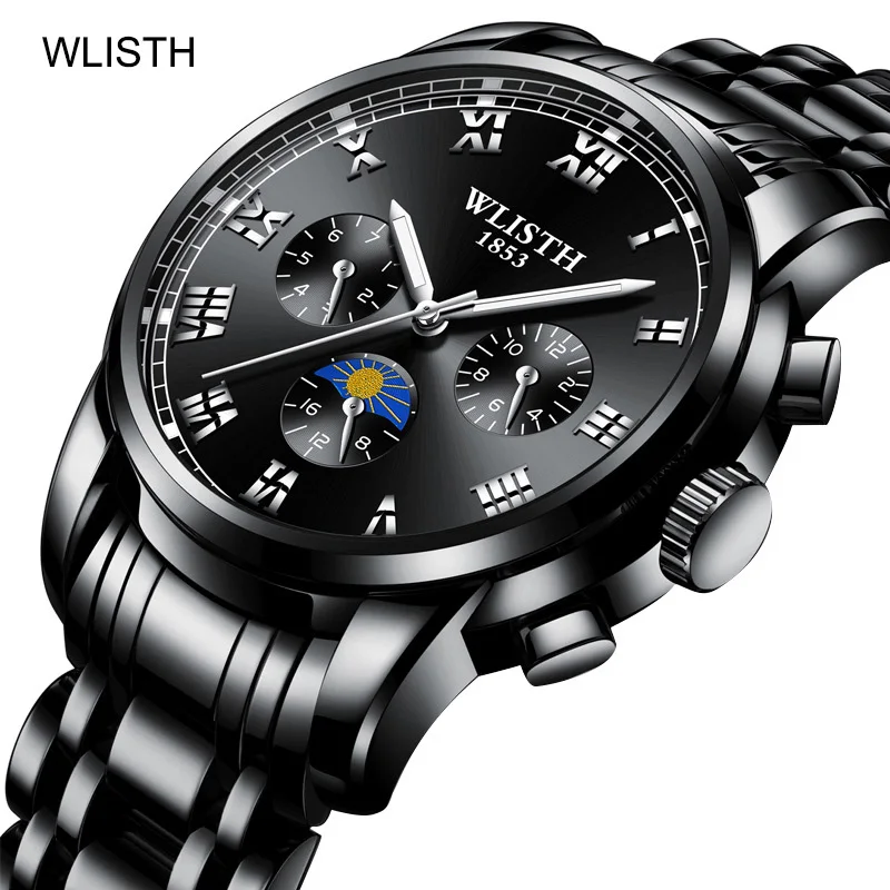 

Mens Watches Top Brand Luxury Casual Leather Quartz Clock Male Sport Waterproof Watch Gift Gold Watch Men Relogio Masculino