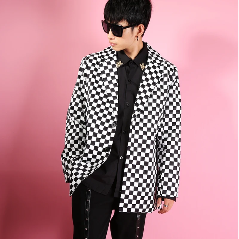 black and white dress jacket