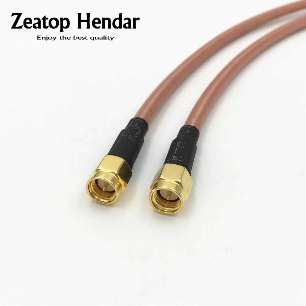 

1Pcs RG142 Low Loss Cable SMA Male Plug to SMA Male Straight Jack RF Crimp Coax Pigtail Switch Connector 20CM 30CM 50CM 1M 2M 5M