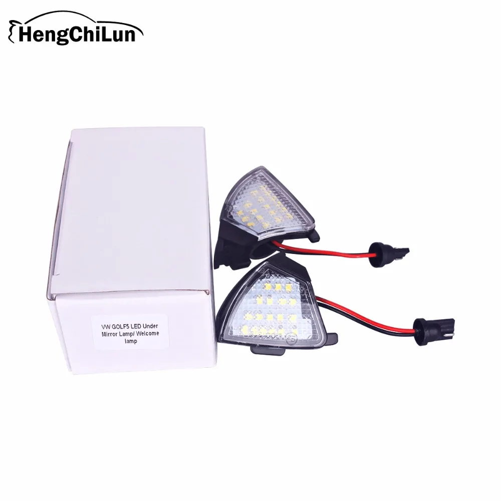 

HengChiLun Led Number License Plate Light Turn Signal Lamp For Volkswagen Golf 5 MK5 Passat B6 Jetta Car Styling License Light