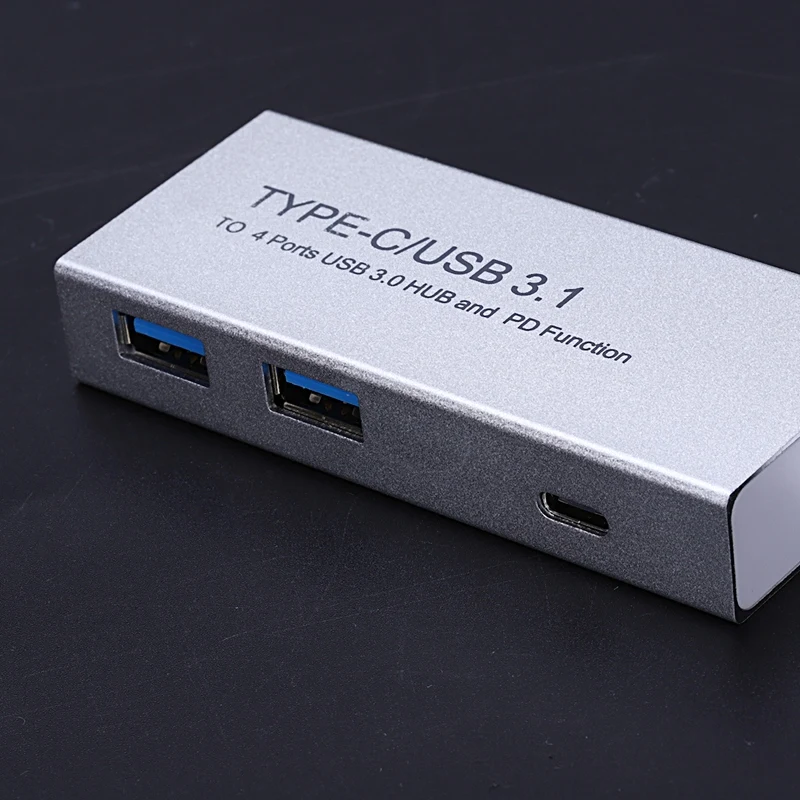 Usb type C/Usb 3,1 до 4 портов Usb3.0 концентратор с Pd разделитель функций кабель-переходник для зарядки для Macbook Air/Pro 13/15